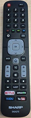 New USARMT Replaced Sharp EN2A27S Smart Remote for Sharp 4K Ultra LED Smart HDTV 55H6B, 50H7GB, 50H6B, N6200U, - LeoForward Australia