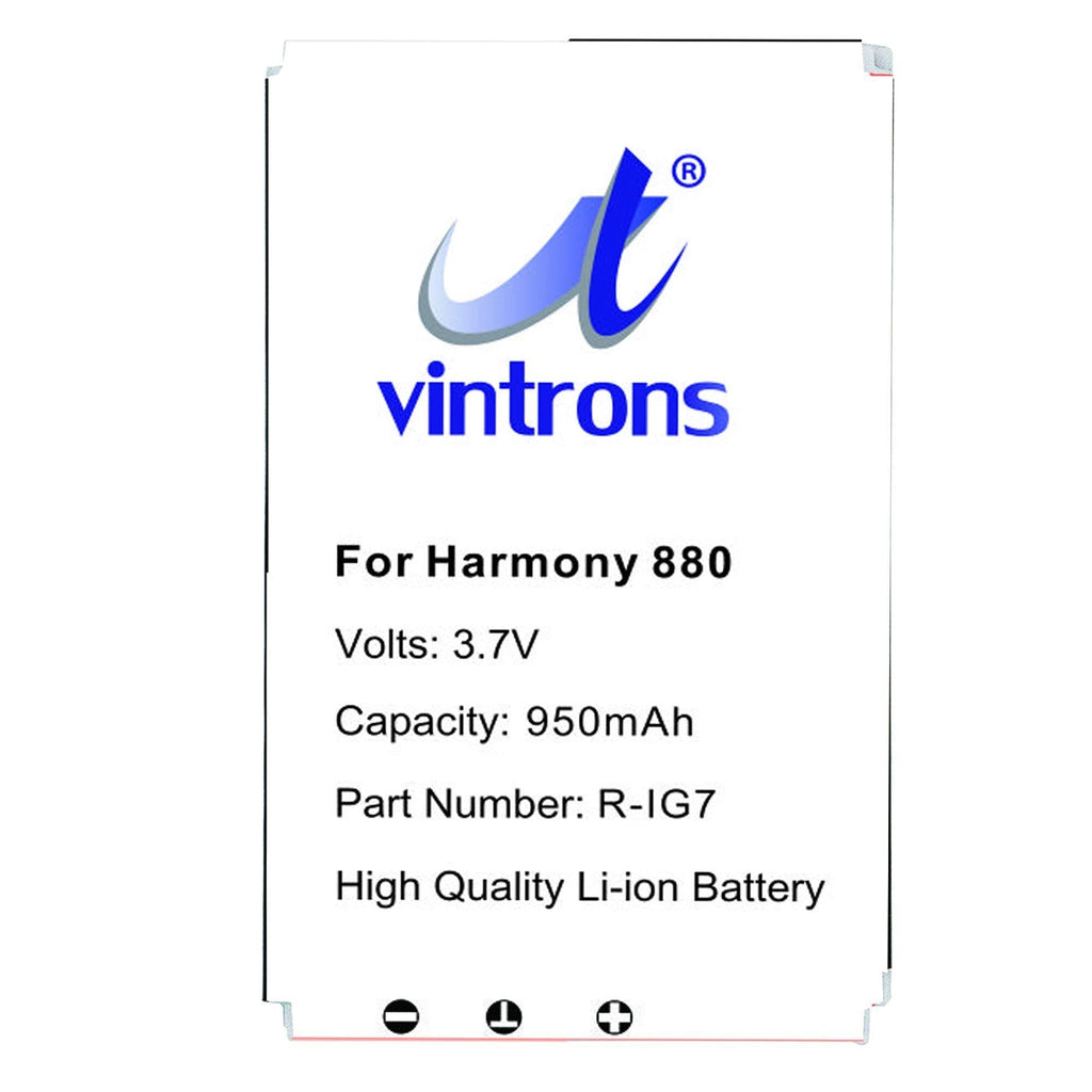 VINTRONS R-IG7, F12440023, Harmony 880, MX-880 Replacement Battery for Logitech Harmony One, Harmony 720, 880, 900, Harmony One, MX-880 - LeoForward Australia
