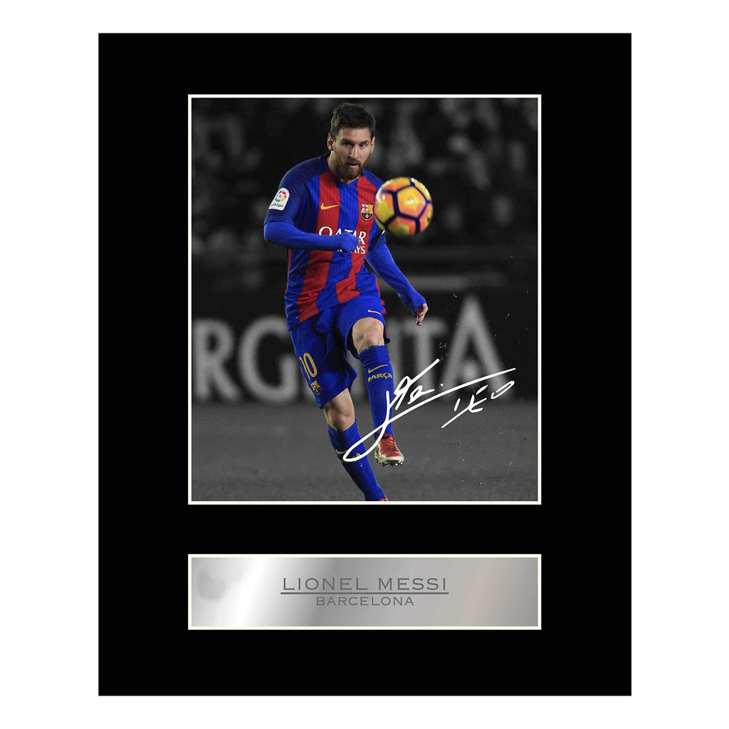  [AUSTRALIA] - iconic pics Lionel Messi Mounted Photo Display Barcelona