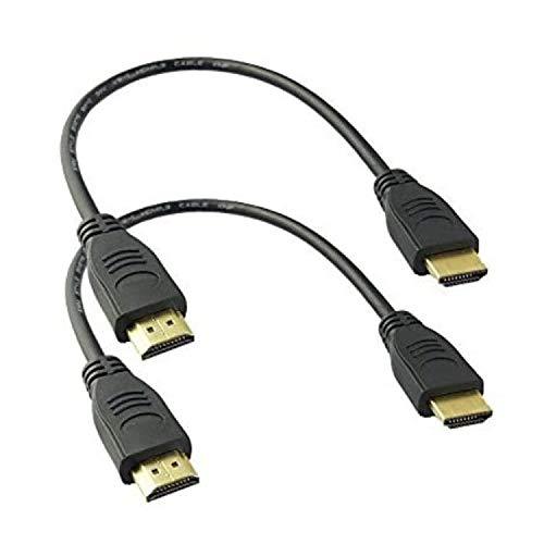 MMNNE 2Pack 8 inch HDMI Male to Male Cable,High-Speed HDMI HDTV Cable - Supports Ethernet, 3D,1.4V 8inch 2K - LeoForward Australia