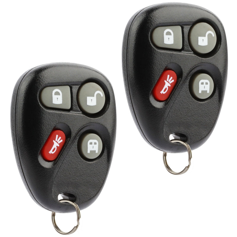  [AUSTRALIA] - Car Key Fob Keyless Entry Remote fits 2003 2004 2005 2006 2007 Chevy Express, GMC Savana (KOBLEAR1XT, 15752330), Set of 2 g-330 [2]