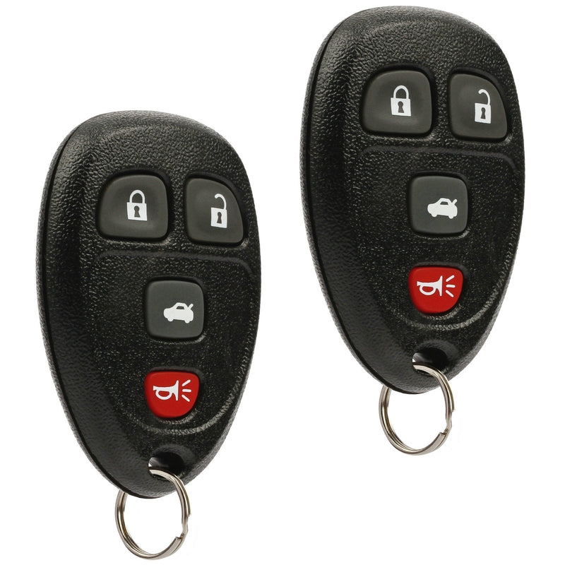  [AUSTRALIA] - Car Key Fob Keyless Entry Remote fits Chevy Impala Monte Carlo/Cadillac DTS/Buick Lucerne (OUC60270, OUC60221), Set of 2 g-859 [2]