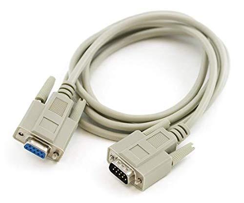  [AUSTRALIA] - 3 Foot DB9 Male to Female RS232 Extension Serial Cable - 28 AWG Shielded 3 Foot