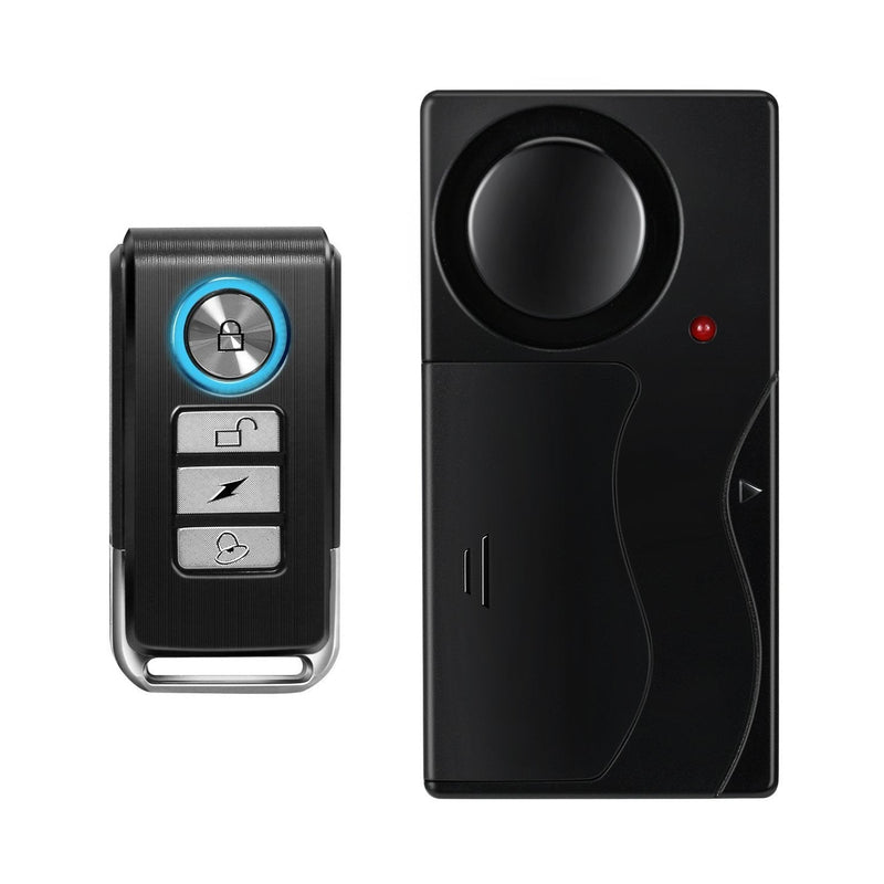 Wsdcam Wireless Vibration Alarm with Remote Control Anti-Theft Alarm Bike/Motorcycle/Vehicle Security Alarm, 110db Loud, Door and Window Alarm - LeoForward Australia