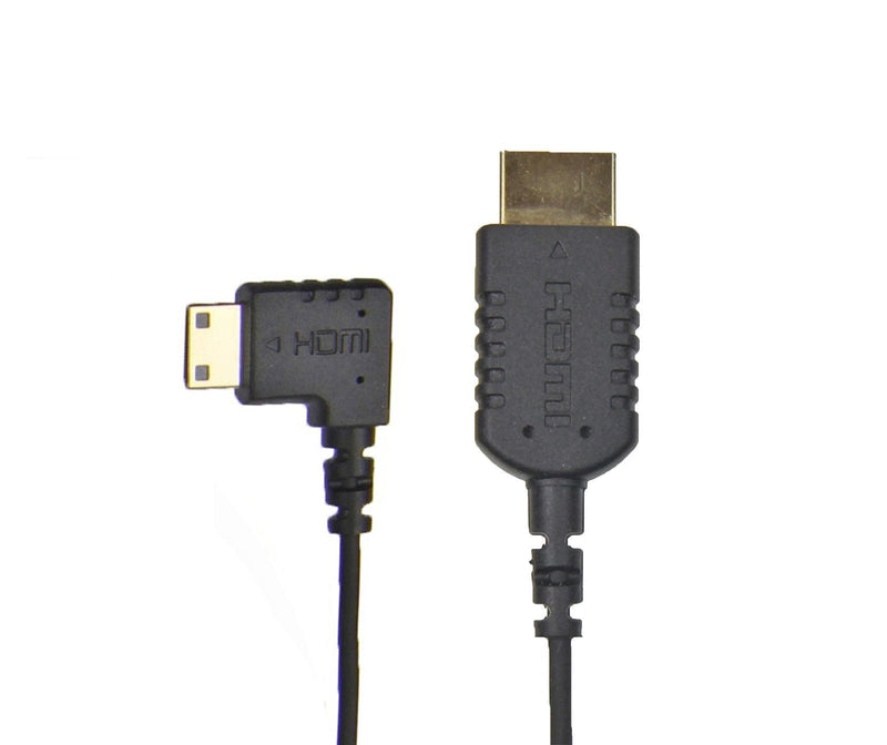 CMR UltraFlex 31 Inch 4K Mini Right Angle HDMI Male to Standard HDMI Male Cable. Ultra Flexible Slim 90 Degree Thin HDMI Cable. HDMI 2.0 - LeoForward Australia