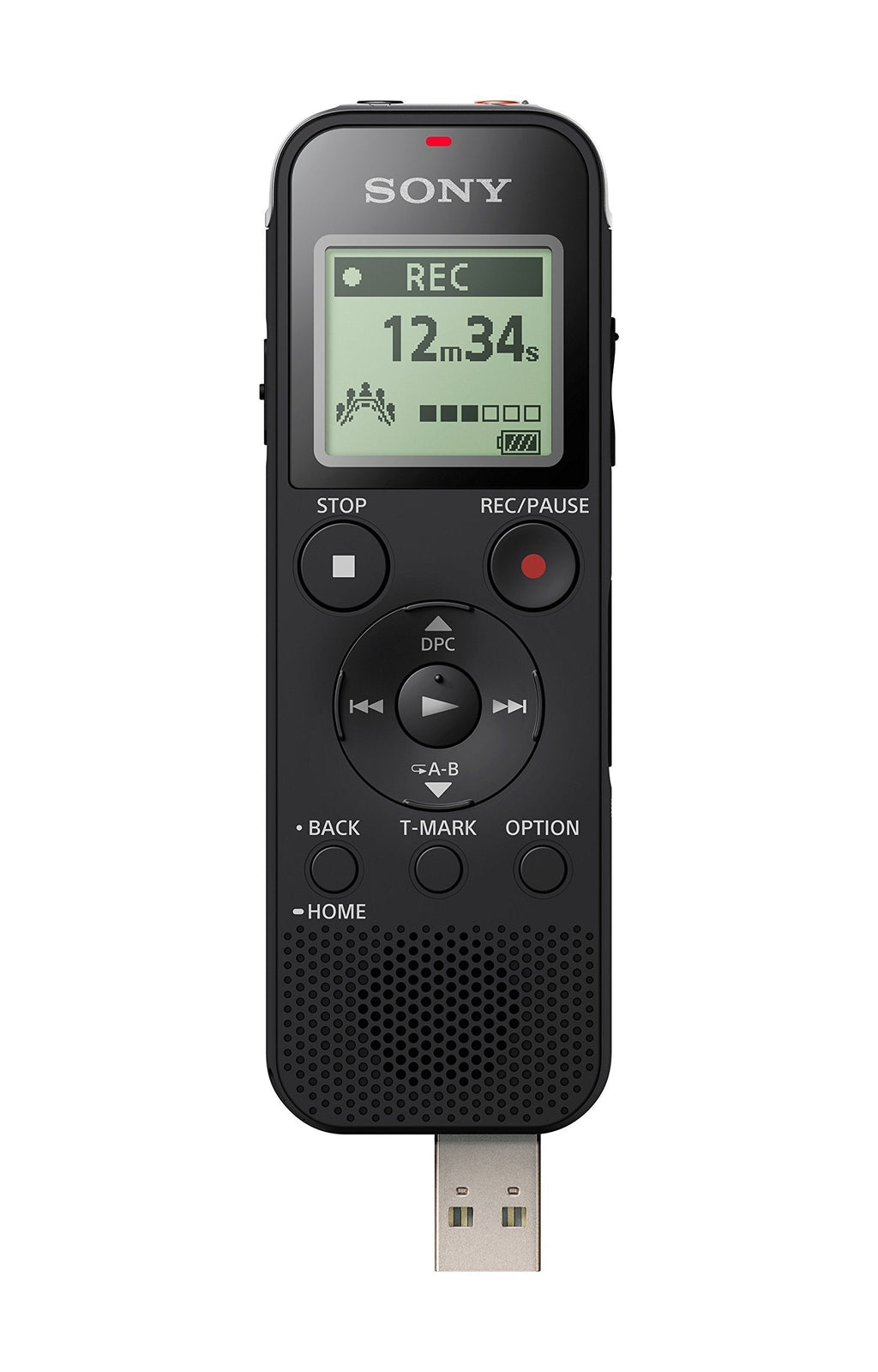  [AUSTRALIA] - Sony ICD-PX470 Stereo Digital Voice Recorder with Built-in USB Voice Recorder, Black PX470 - Stereo Recorder