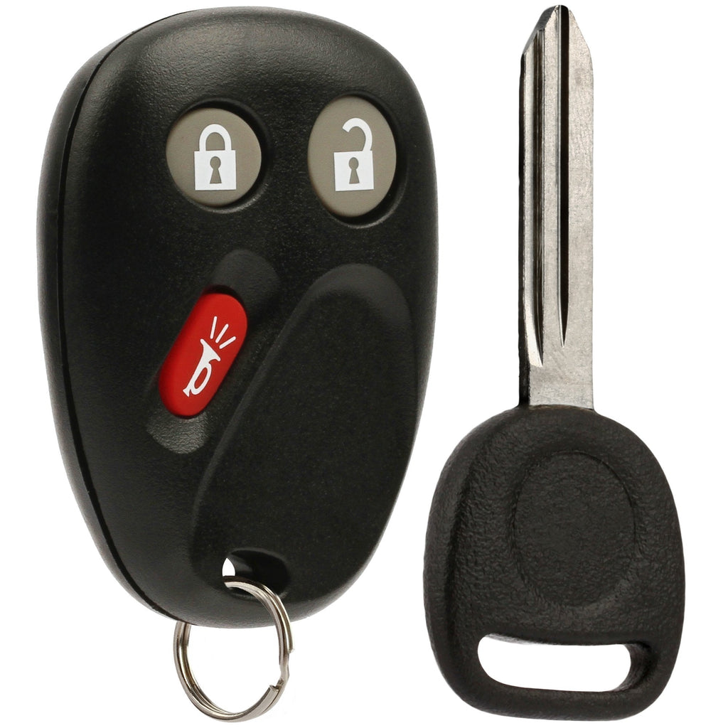  [AUSTRALIA] - Car Key Fob Keyless Entry Remote with Ignition Key fits Chevy Trailblazer / Buick Rainier / GMC Envoy / Isuzu Ascender / Oldsmobile Bravada / Saab 9-7x (15008008) g-8008 b102