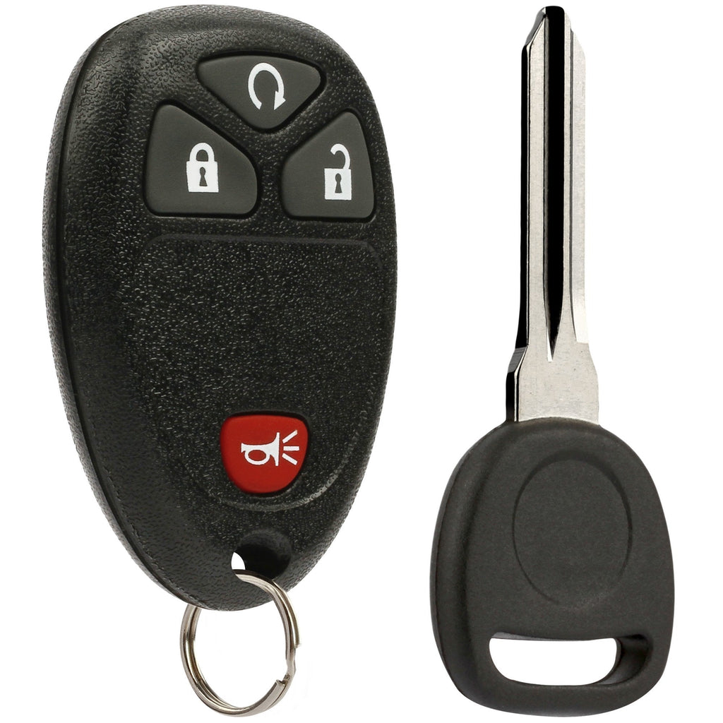  [AUSTRALIA] - Car Key Fob Keyless Entry Remote with Ignition Key fits Chevy Silverado Avalanche Traverse / GMC Sierra Acadia / Pontiac Torrent / Suzuki XL-7 g-421 46-key