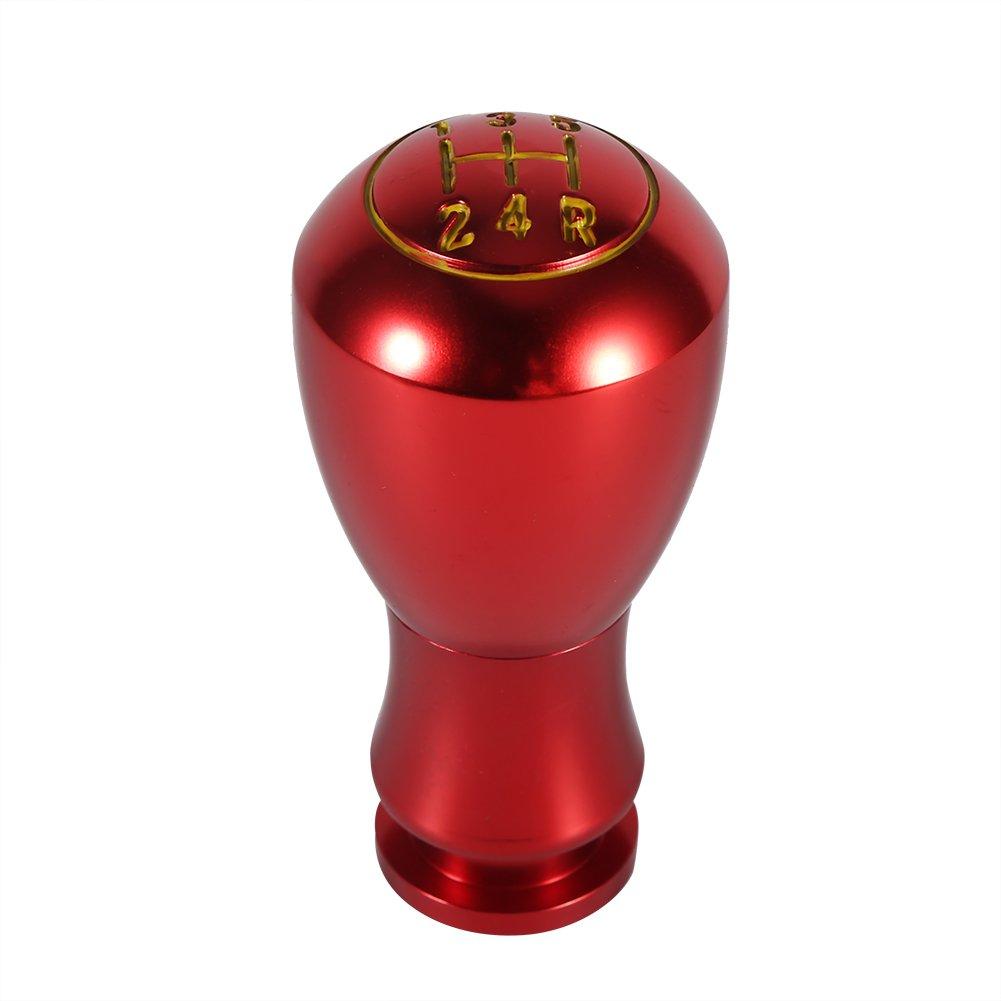  [AUSTRALIA] - Shift Knob, 5 Speed Car Manual/Automatic Interior Gear Stick Shifter Lever Knob (Color : Red)