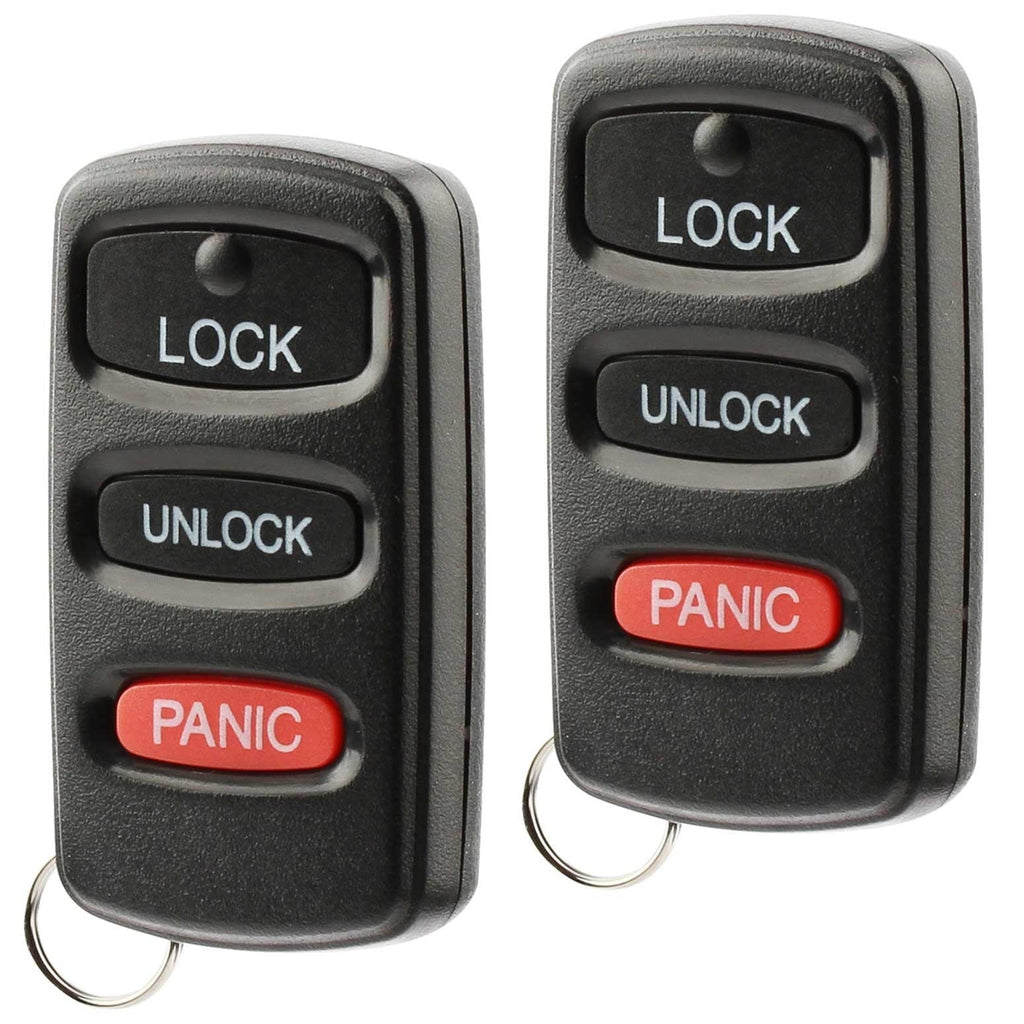  [AUSTRALIA] - Car Key Fob Keyless Entry Remote fits 1998-2006 Mitsubishi Montero, 1998-2004 Montero Sport (E4EG8D-522M-A), Set of 2 mt-522-pan x 2