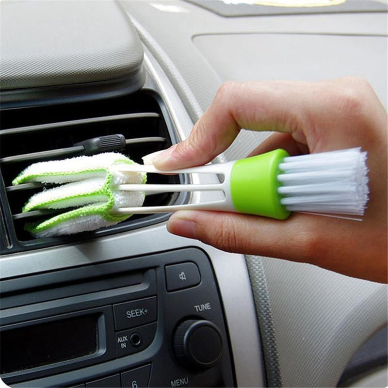  [AUSTRALIA] - Rurah Multifunction Cleaning Brush for Car Indoor Air-Condition Car Detailing Care Brush Tool