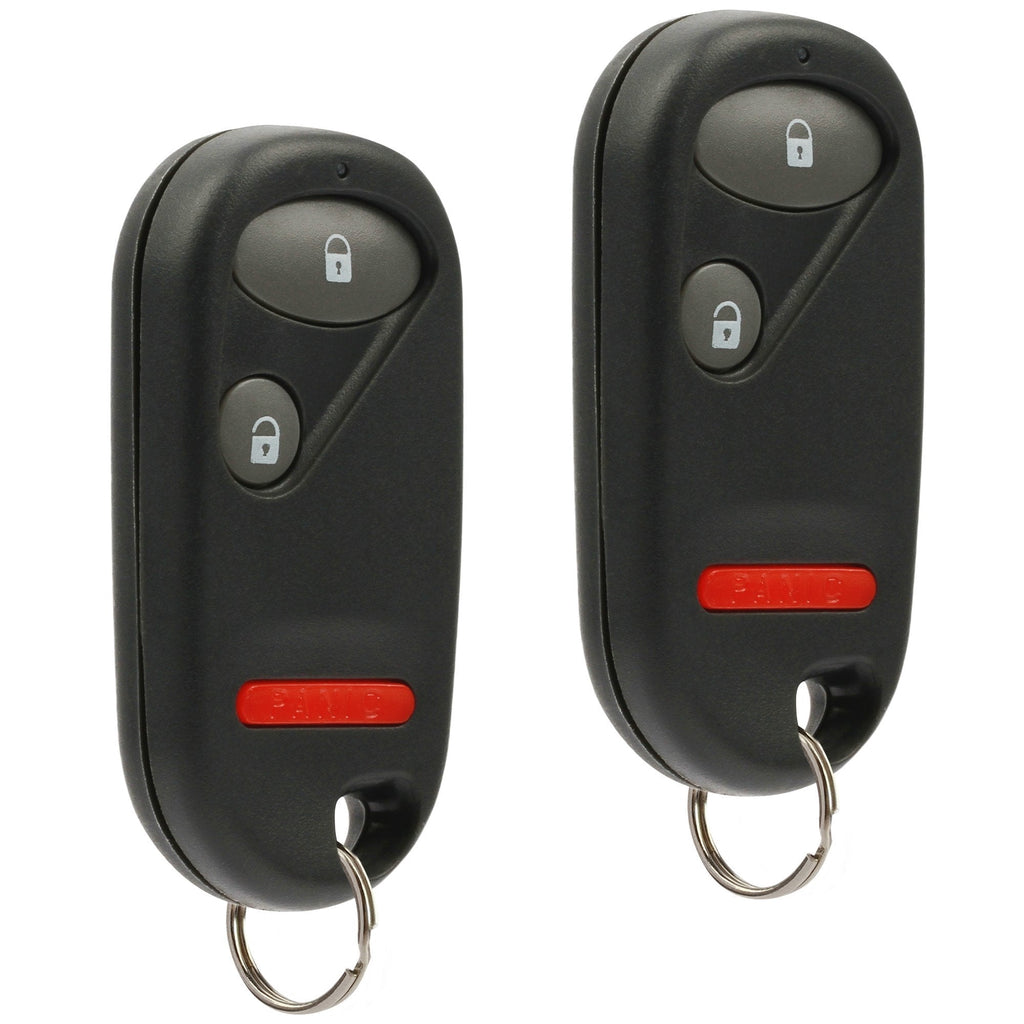  [AUSTRALIA] - Car Key Fob Keyless Entry Remote fits 1994-1997 Honda Accord / 1996-2000 Honda Civic (A269ZUA106, 72147-S04-A01), Set of 2 h-106 x 2