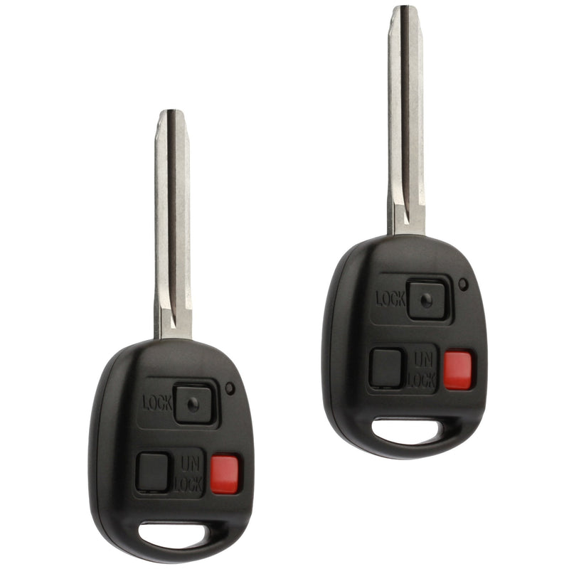  [AUSTRALIA] - Car Key Fob Keyless Entry Remote fits Toyota 2008-2009 FJ Cruiser, 2003-2007 Land Cruiser (HYQ1512V) t-land-67 x 2
