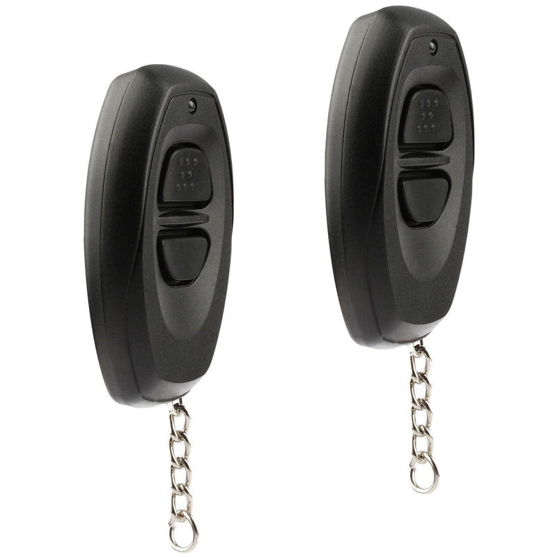  [AUSTRALIA] - Car Key Fob Keyless Entry Remote fits Toyota Dealer Installed Systems (BAB237131-022, 08191-00870), Set of 2 t-r300-blk x 2