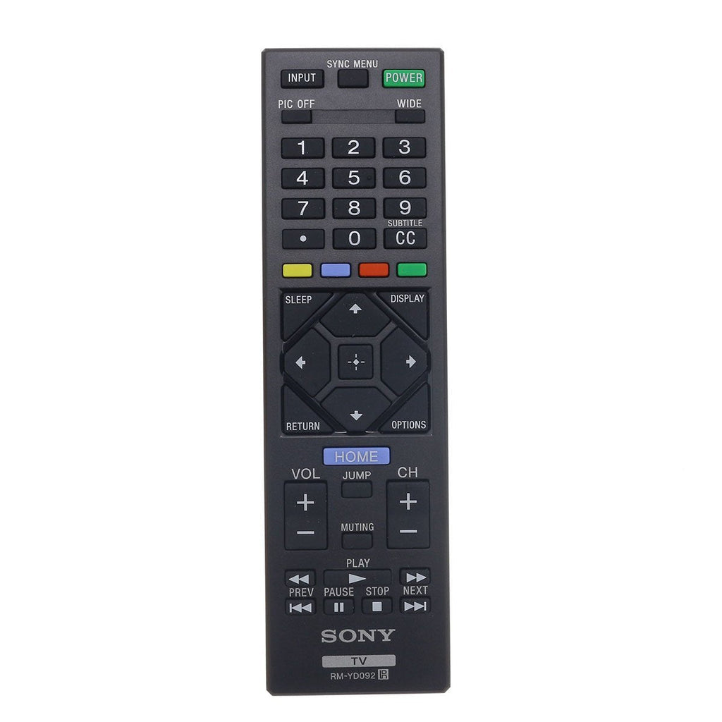 Sony RM-YD092 Factory Original Replacement Smart TV Remote Control for All LCD LED and Bravia TV's - New 2017 Model (1-492-065-11) - LeoForward Australia