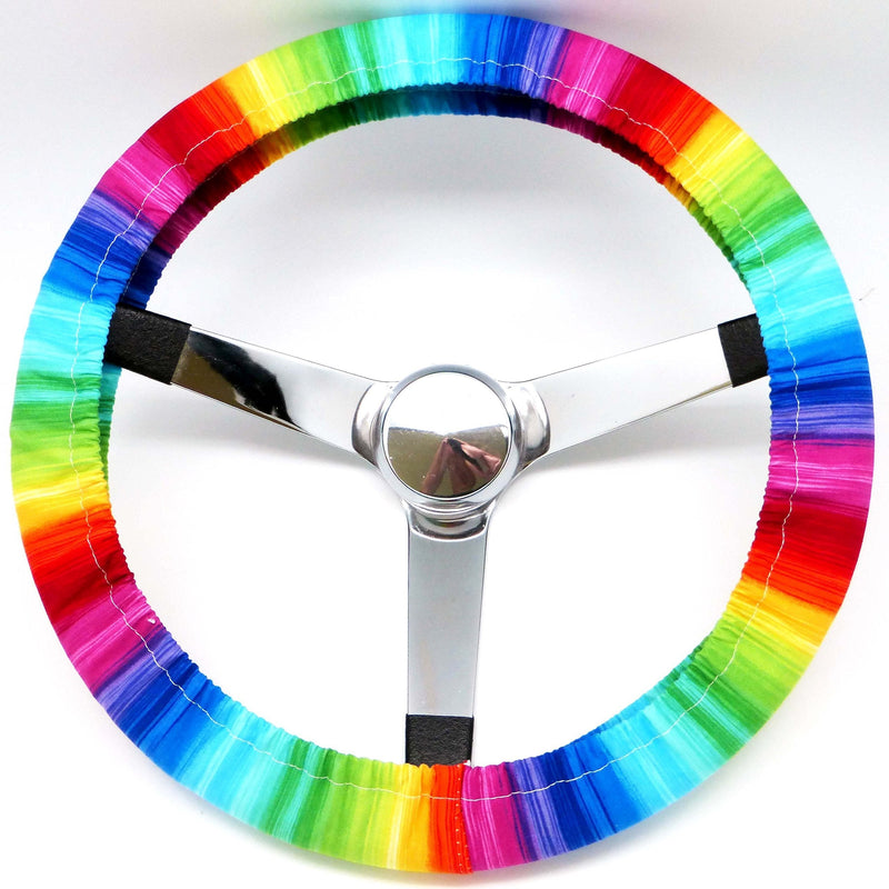  [AUSTRALIA] - Mana Trading Handmade Steering Wheel Cover Rainbow Pride
