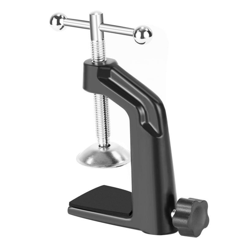  [AUSTRALIA] - Neewer Metal Table Mounting Clamp for Microphone Suspension Boom Scissor Arm Stand Holder with an Adjustable Positioning Screw, Fits up to 2.2 inches/5.6 centimeters Desktop Thickness (Black)