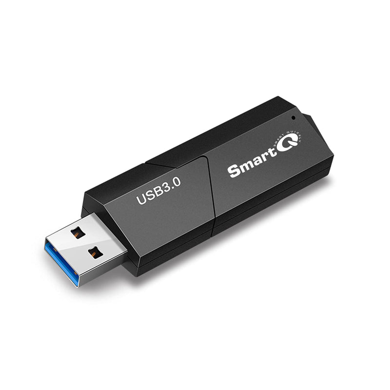 SmartQ C307 USB 3.0 Portable Card Reader for SD, SDHC, SDXC, MicroSD, MicroSDHC, MicroSDXC, with Advanced All-in-One Design Single - LeoForward Australia
