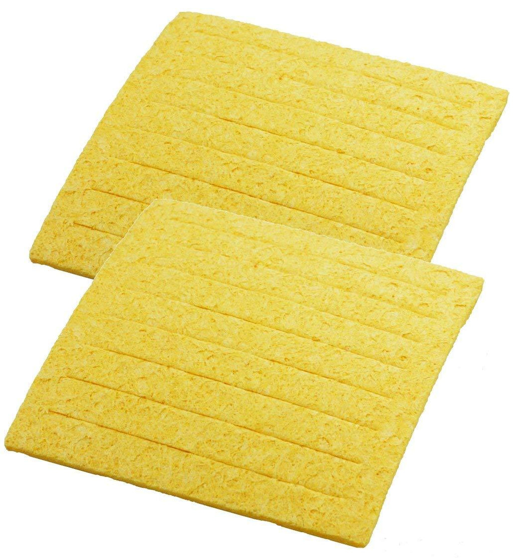  [AUSTRALIA] - Weller TC205 ( PACK OF 2) Solder Tip Cleaning Sponge with Slits, 2-5/8" x 2-5/8 x 5/8"