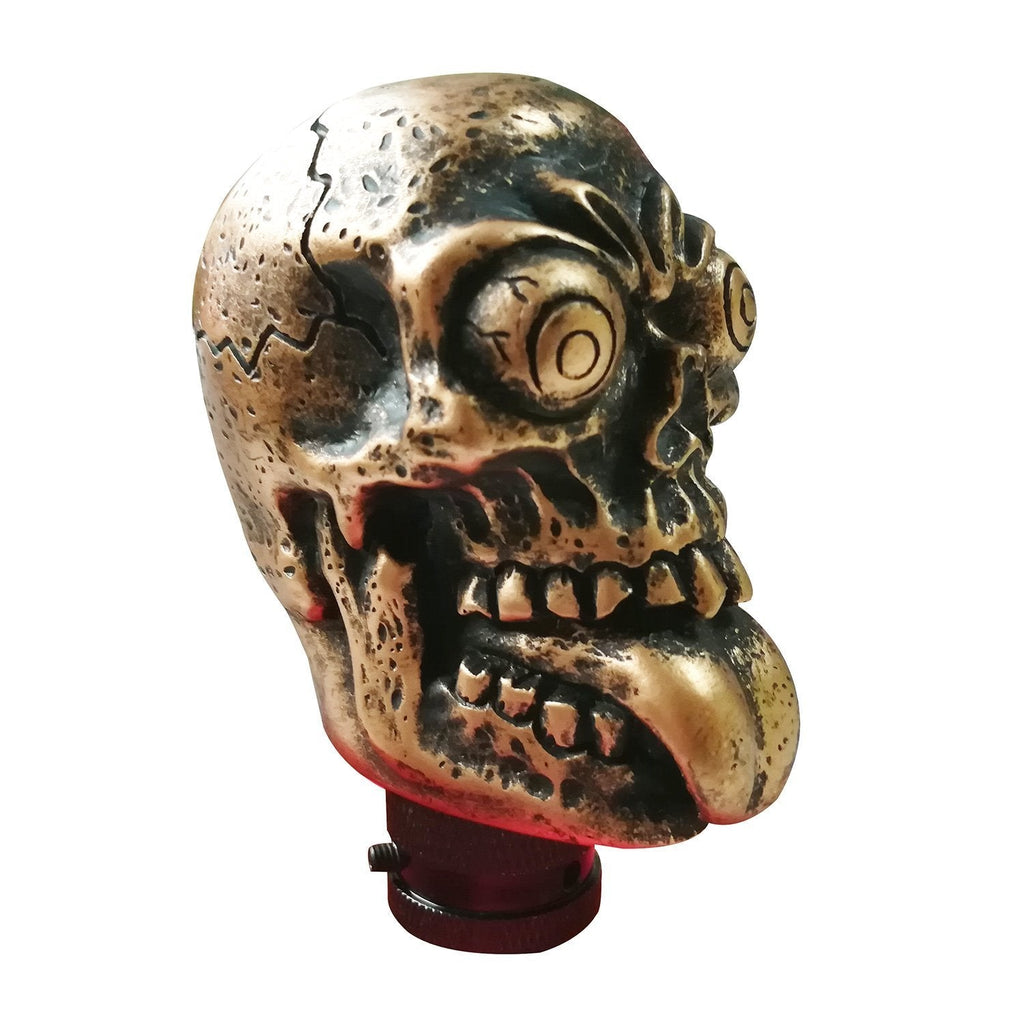  [AUSTRALIA] - Mavota Gold Skull Manual Automatic Gear Shift Knobs