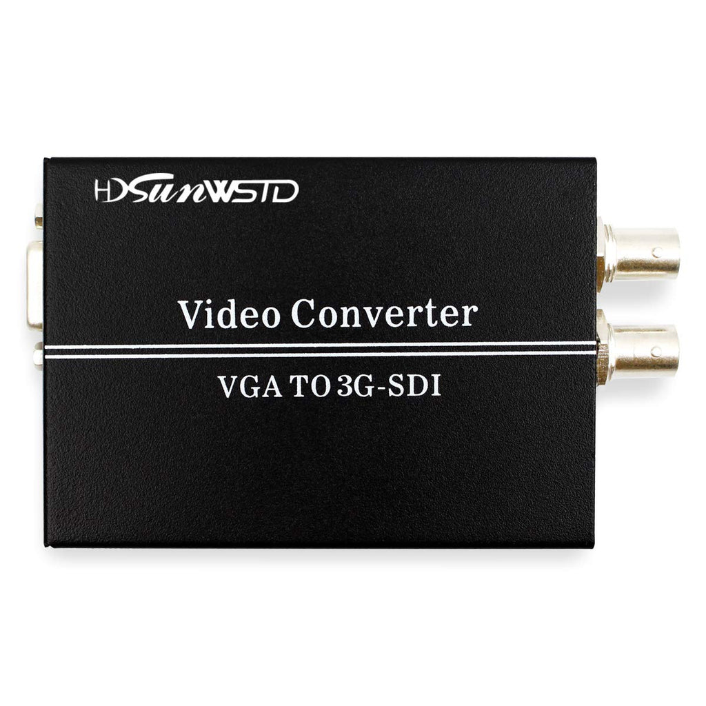  [AUSTRALIA] - 1 Port Vga to 2 Ports Sdi (SD-SDI/HD-SDI/3G-SDI) Audio Converter for SDI Broadcast Room, No-Linear Editing Field, CCTV Security