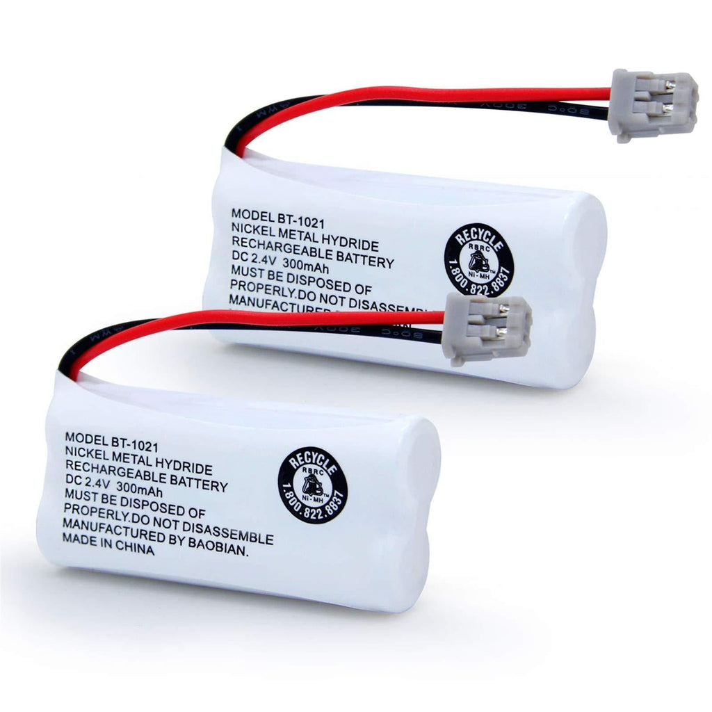  [AUSTRALIA] - BAOBIAN BT-1021 BBTG0798001 Rechargeable Battery Replacement Compatible with Uniden Cordless Handset Telephones Model BT1021 BT-1008 BT-1016 2.4V Ni-MH 2 Pack