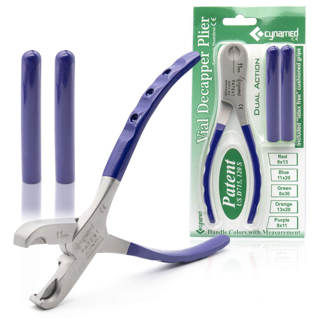 Cynamed Twin Action Decapper Pliers - Perfect for Decapping 11mm and 20mm Crimped Vials and Bottles D-11/20C - LeoForward Australia