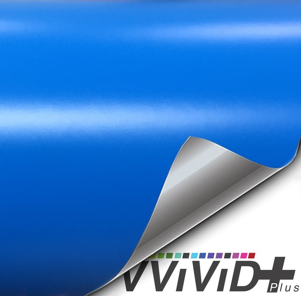 VViViD+ Matte Sky Blue Vinyl Wrap Adhesive Film (3ft x 5ft) 3ft x 5ft - LeoForward Australia