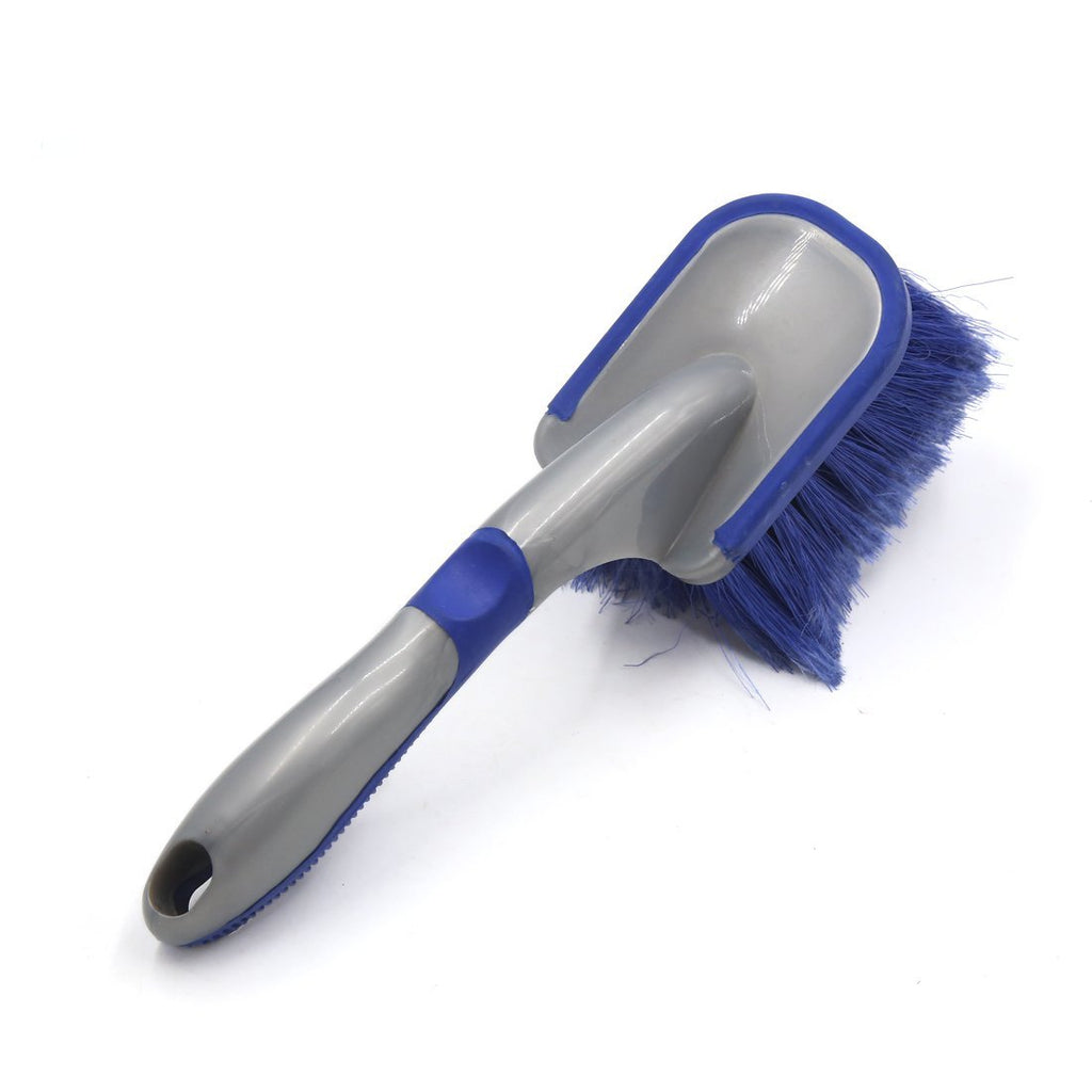  [AUSTRALIA] - uxcell Anti-slip Plastic Handle Blue Soft Bristle Washing Cleaning Brush for Car Auto
