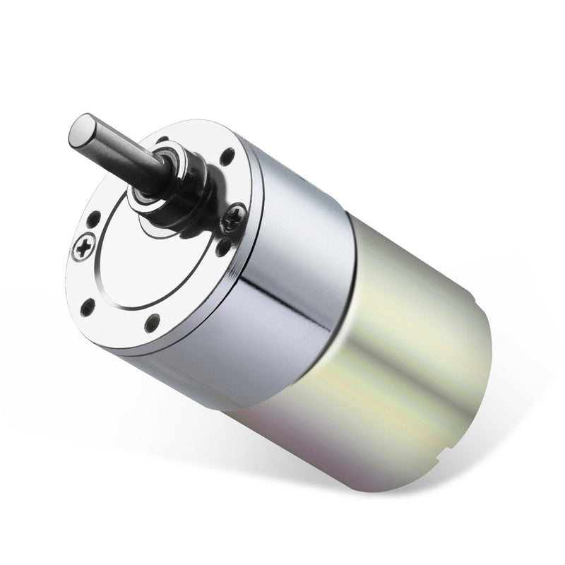 [AUSTRALIA] - Greartisan DC 12V 20RPM Gear Motor High Torque Electric Micro Speed Reduction Geared Motor Eccentric Output Shaft 37mm Diameter Gearbox 12 Volt 20 RPM