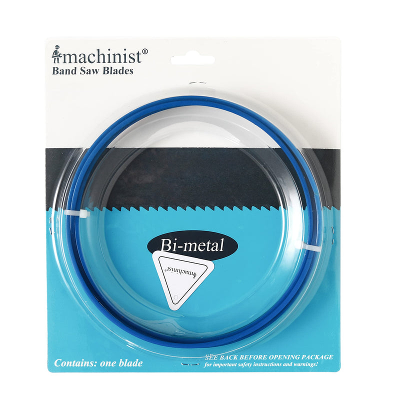  [AUSTRALIA] - Imachinist S6412121014 Bi-Metal Band Saw Blades 64-1/2" X 1/2" X 10/14TPI Variable Teeth M42 for Metal