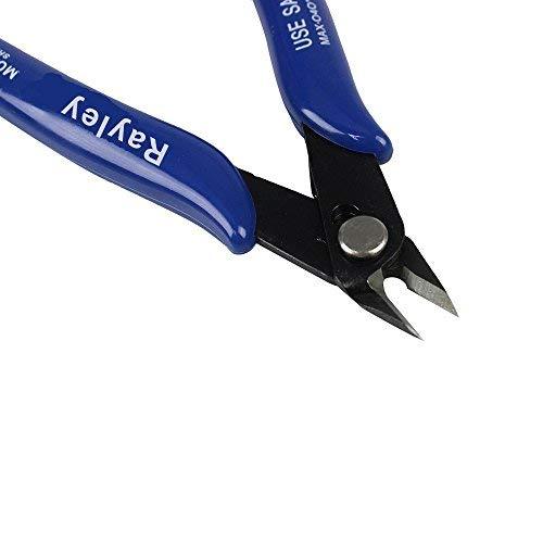  [AUSTRALIA] - Rayley Electrical Cutting Plier Wire Cable Cutter Side Snips Flush Pliers Tool 170 Flush Cutter Internal Spring Cutting Pliers Small Wire Cutters Running pliers