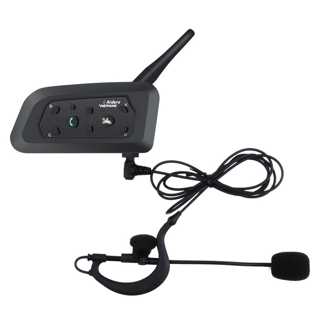  [AUSTRALIA] - EJEAS Professional Football Referee V6C Intercom 850mAh Motorcycle Snowmobile Full Duplex 1200M Wireless BT Intercom Interphone Earpiece With Referees Headset and Armband