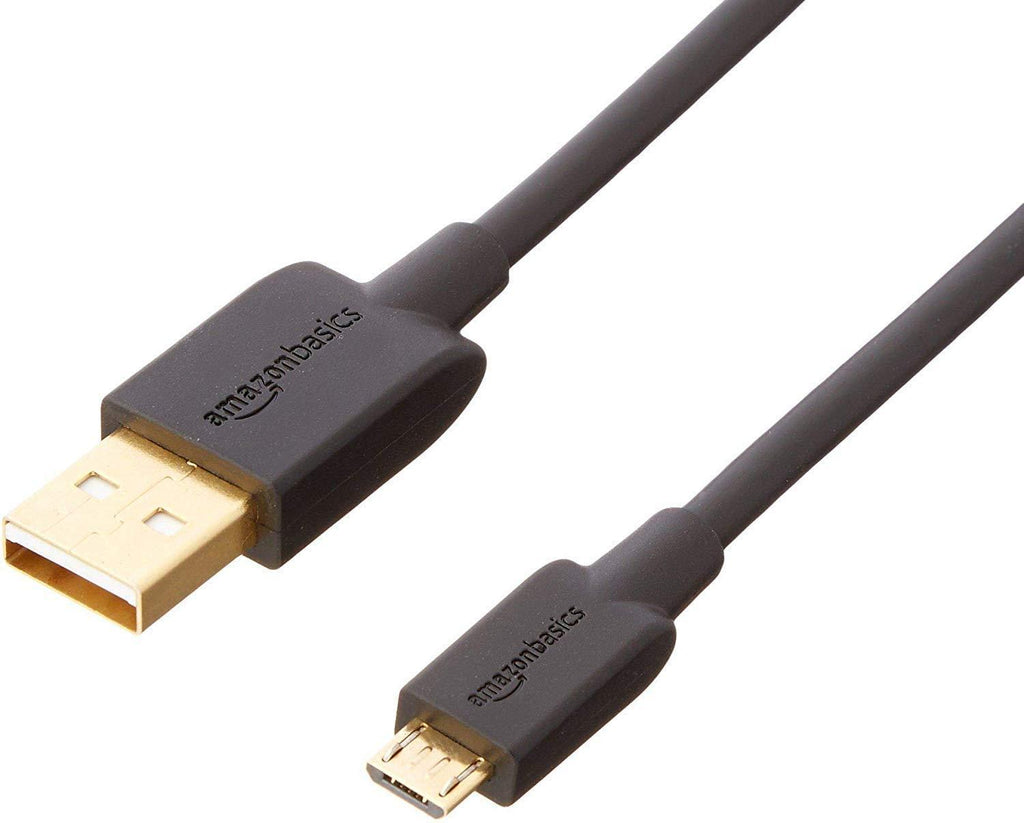  [AUSTRALIA] - Amazon Basics USB 2.0 A-Male to Micro B Cable, 10 feet, Black 1 Pack