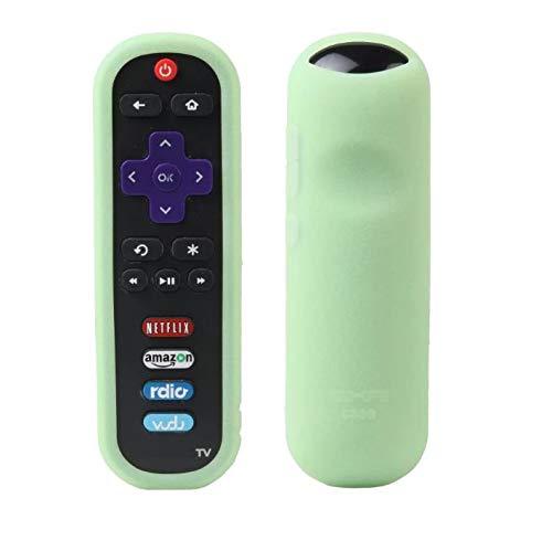 TCL Roku RC280 Remote Case SIKAI Silicone Shockproof Protective Cover for Roku 3600R / TCL Roku RC280 TV Remote [RoHS Tested Material] Skin-Friendly Anti-Lost with Remote Loop (Glow in Dark-Green) Glow in Dark-Green - LeoForward Australia