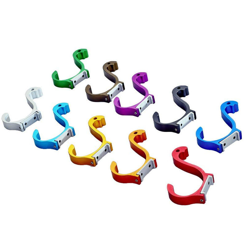 FF Elaine Swan Style Coat Hooks Wall Mounted Decorative Hook Hanger for Towel (10 Colors ,10-Pack) - LeoForward Australia