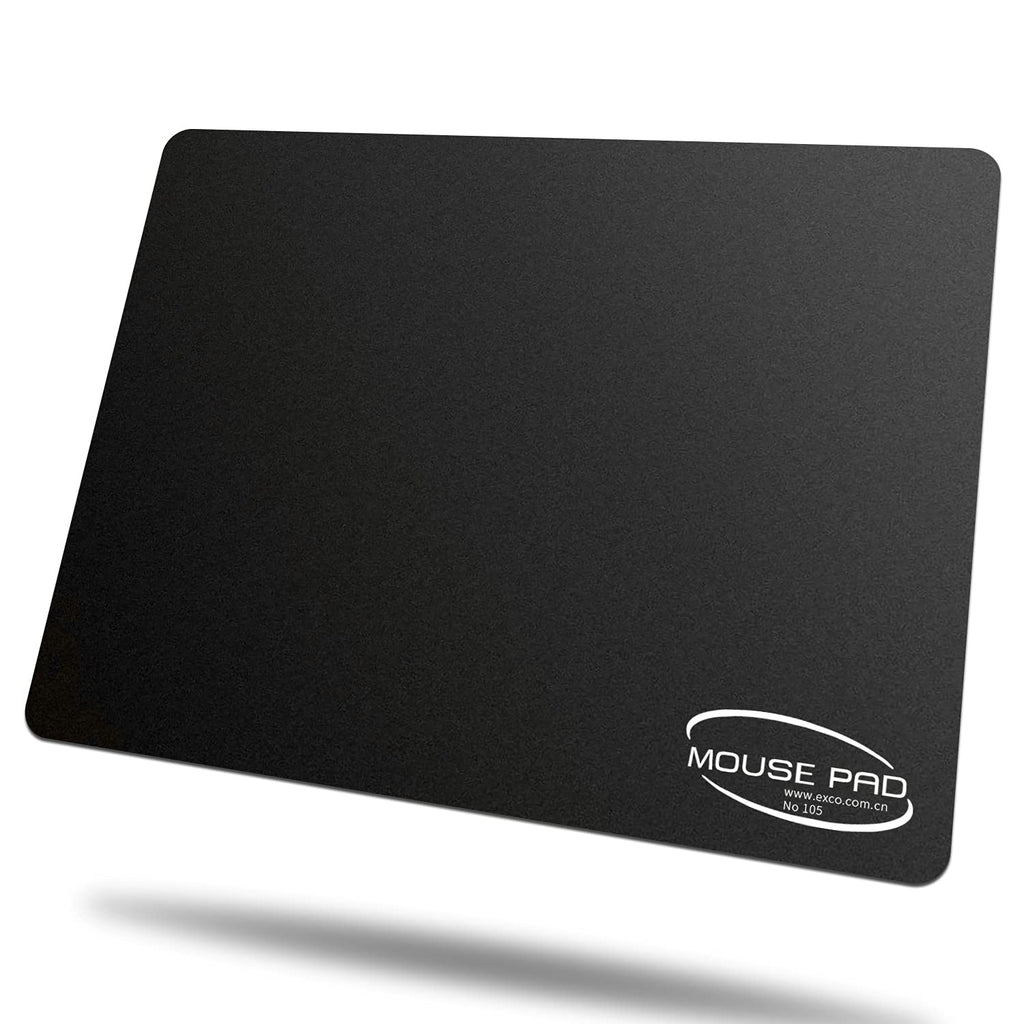  [AUSTRALIA] - excovip Mouse Pad, Premium-Textured Mouse Mat, Non-Slip Rubber Base Mousepad for Laptop, Computer & PC, 8.6×7×0.1 inches, Black