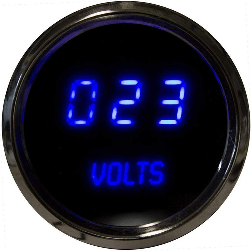  [AUSTRALIA] - Intellitronx MS9015B LED Digital Voltmeter, Blue/Chrome
