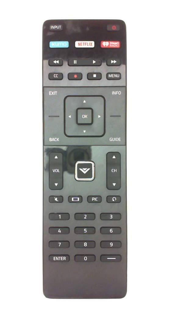 VIZIO XRT122 TV Remote Control with XUMO Short Key - LeoForward Australia