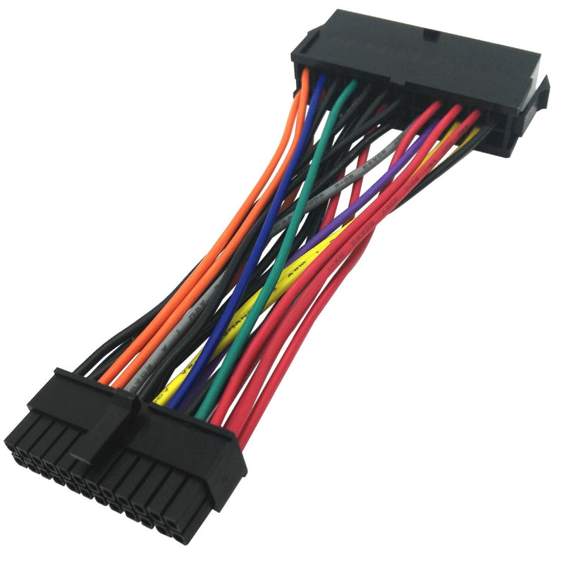  [AUSTRALIA] - COMeap 24 Pin Female to Mini 24 Pin Male ATX Main Power Adapter Cable for DELL Optiplex 380 580 760 780 960 980 3.94-inch(10cm)