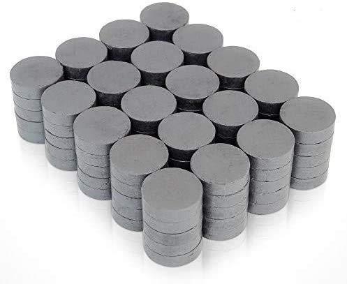 Ceramic Magnets – 100 Round Discs (.7” x .2”) for Science Projects and Crafts – Industrial Strength for use in School, Work, and Home - LeoForward Australia