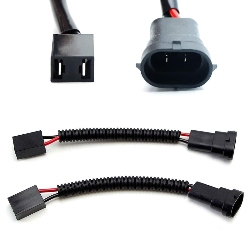  [AUSTRALIA] - iJDMTOY (2) H11 (M) To H7 (F) Adapters Connectors Wires, Compatible With Headlight or Fog Lights Conversion or Retrofit, etc