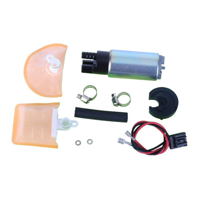 MUCO New 1pc High Performance Electric Gas Intank EFI Fuel Pump With Strainer/Filter + Rubber Gasket/Hose + Stainless Steel Clamps + Universal Connector Wiring Harness & Necessary Installation Kit - LeoForward Australia