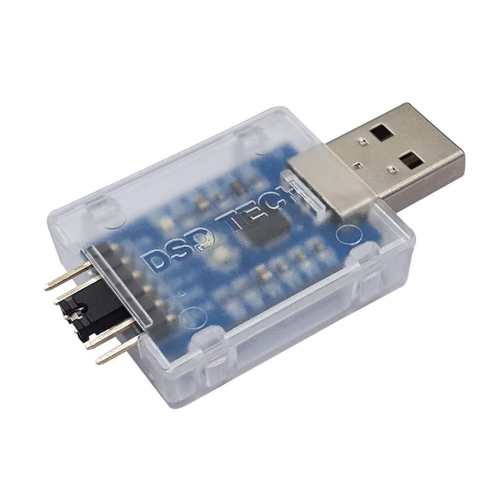  [AUSTRALIA] - DSD TECH USB to TTL Serial Converter CP2102 with 4 PIN Dupont Cable Compatible with Windows 7,8,10,Linux,Mac OSX