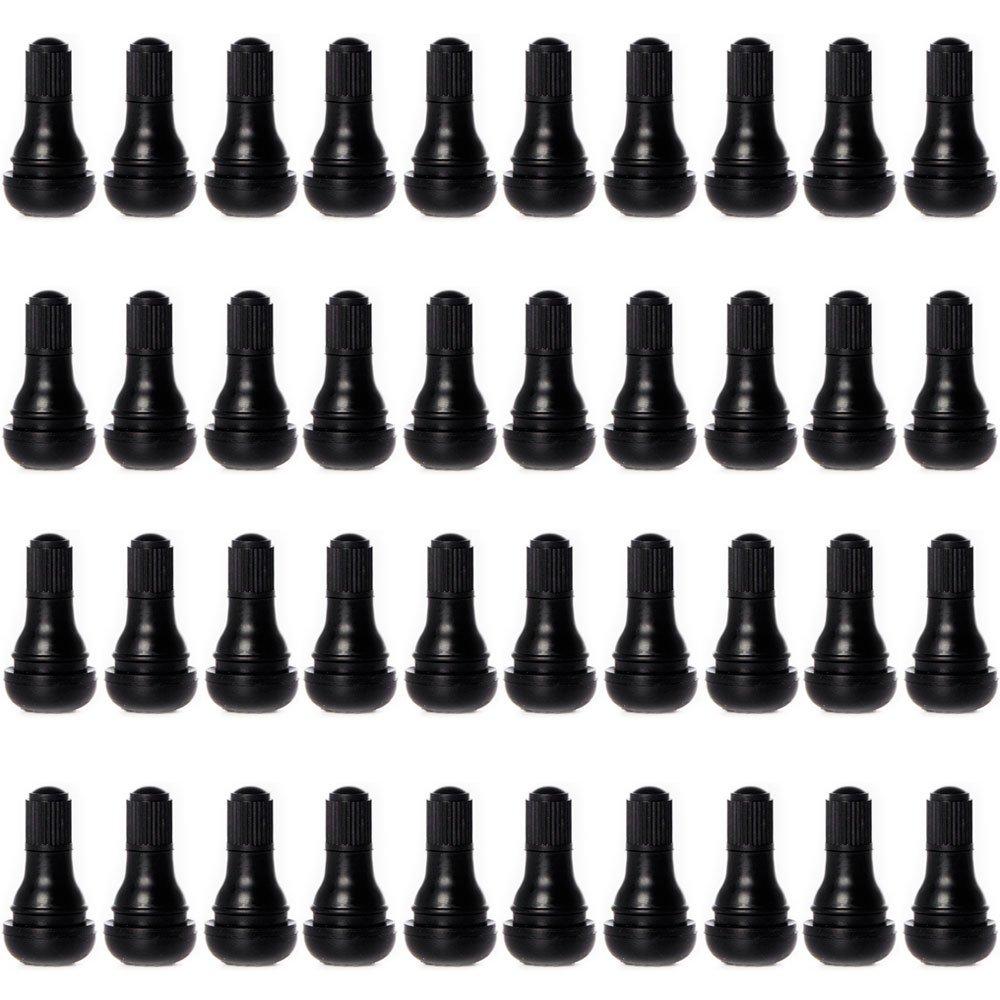 Circuit Performance Shorty Black Valve Stems TR412 TR-412 22mm Low Profile (40 Pieces) 40 - LeoForward Australia