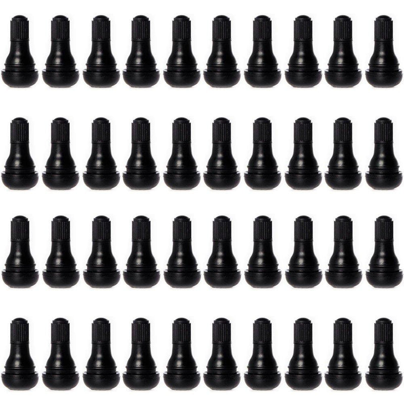 Circuit Performance Shorty Black Valve Stems TR412 TR-412 22mm Low Profile (40 Pieces) 40 - LeoForward Australia