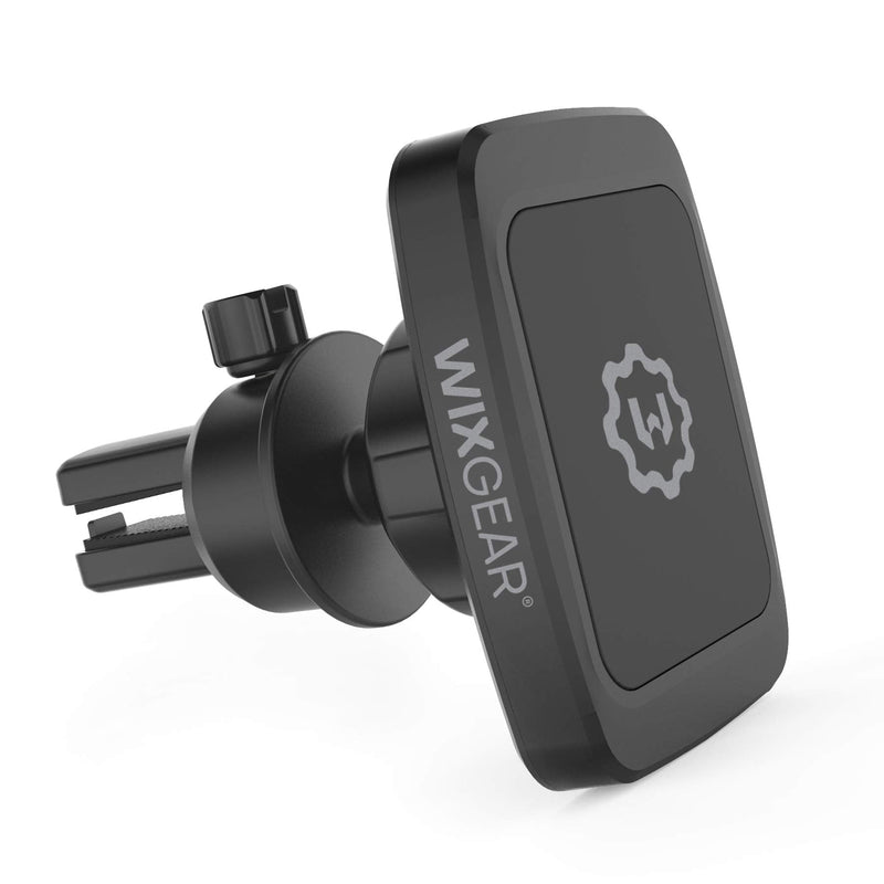  [AUSTRALIA] - WixGear Magnetic Phone Car Mount, Universal Bite-Lock Air Vent Magnetic Phone Car Mount Holder, for Cell Phones with Swift-snap Technology