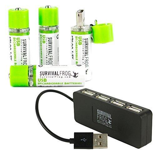 EasyPower USB AA Rechargeable Battery Pack ONLY USB BATTERIES - LeoForward Australia