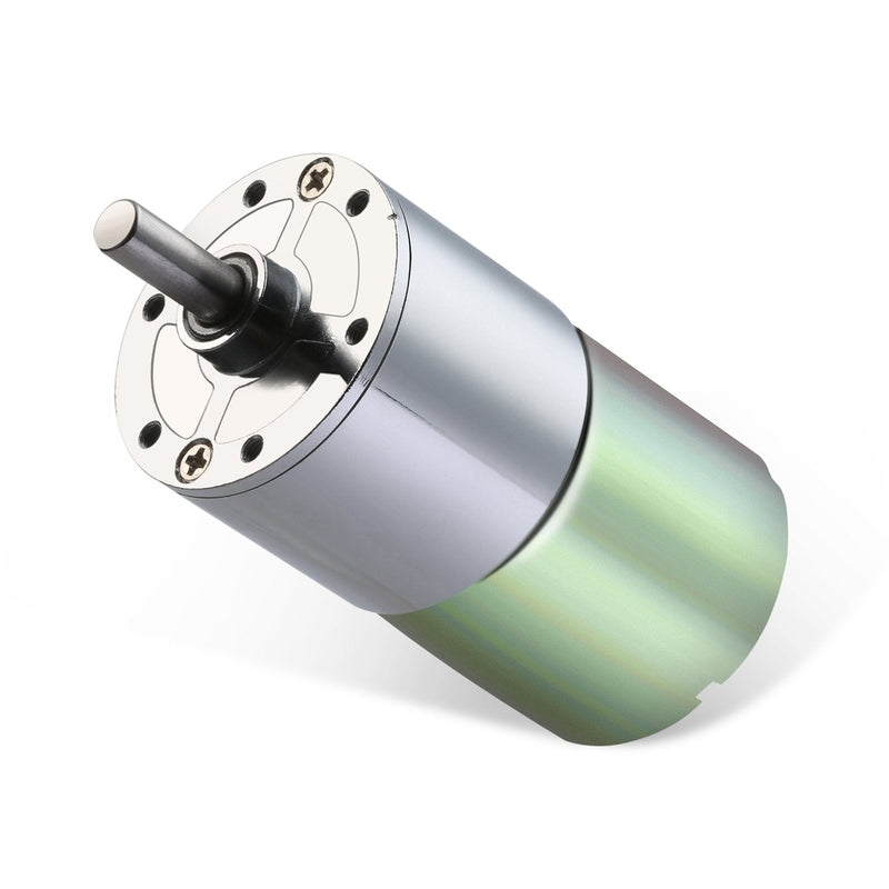  [AUSTRALIA] - Greartisan DC 12V 100RPM Gear Motor High Torque Electric Micro Speed Reduction Geared Motor Centric Output Shaft 37mm Diameter Gearbox 12 Volt 100 RPM