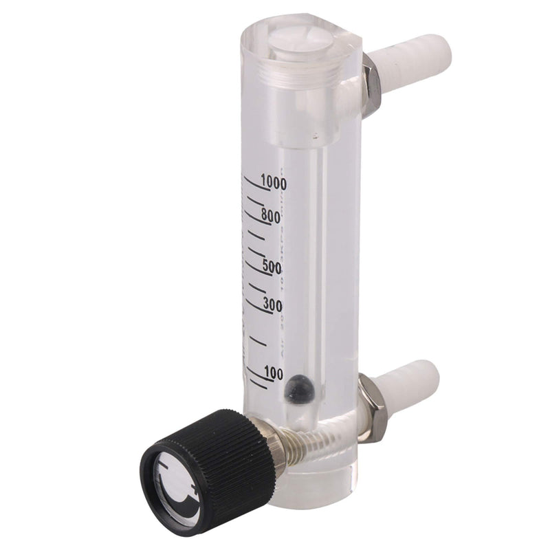 ABS LZM-6 100-1000ml/min Oxygen Air Gas Flowmeter with Control Valve for Oxygen Adjustable - LeoForward Australia